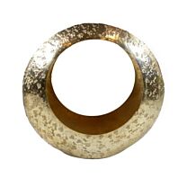 Metall Schale Alu/Antik-Design/Kreis