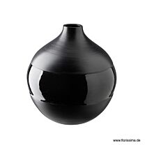 Metall Vase Alu/Black