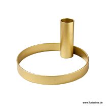 Metall Ring Kerzenhalter/Goldring