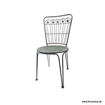 Metall Stuhl Herzchen