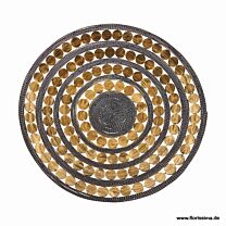 Metall Platte Tischset/Coins