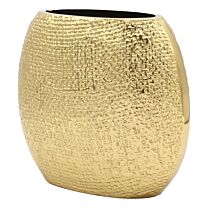 Metall Vase Alu Doha/oval