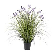 Kunststoff Pflanze Lavendel/Gras