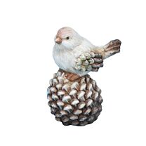 Keramik Vogel Auf Zapfen