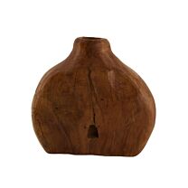 Holz Vase Teak/Oiled