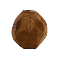 Holz Vase Teak/Oiled