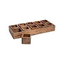Holz Tablett Indigo