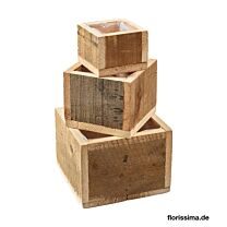 Holz Pflanzbox Natural
