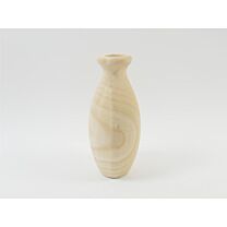 Holz Vase Nature/Kegel