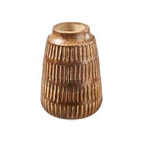 Holz Vase Africa