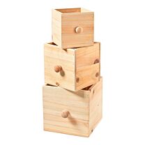Holz Übertopf Schublade/Basic