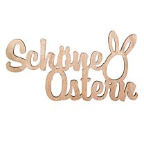 Holz Schriftzug Schöne Ostern
