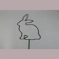 Metall Hase Silhouette