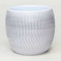 Keramik Übertopf Plissee