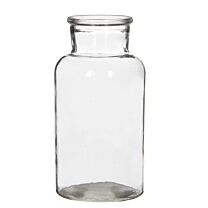 Glas Vase Apothekerflasche groß