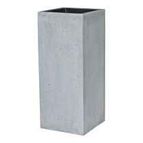 Polystone Vase Cubo/Zement