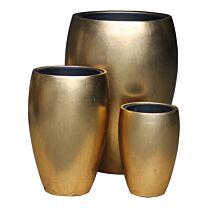 Polystone Vase Gold