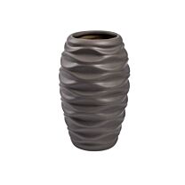Keramik Vase S/Wellendesign