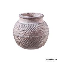 Keramik Vase Rautenmuster
