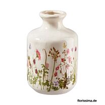 Keramik Vase Blumenfeld