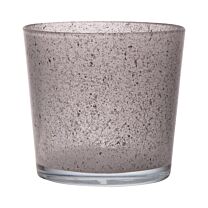 Glas Übertopf Conner/Granit