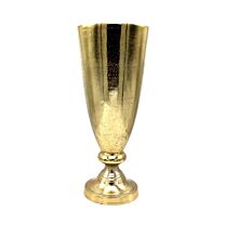 Metall Vase Alu/Oro