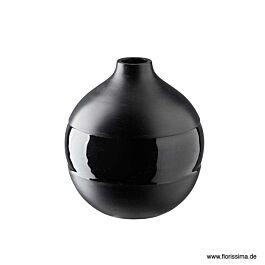 Metall Vase Alu/Black 