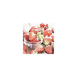 Serviette Erdbeeren (20 Stück)