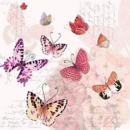 Serviette Butterfly Romance (20 Stück)