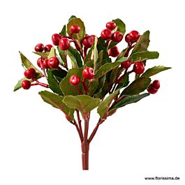 Kunststoff Scheinbeerenbusch Flora (4 Stück)