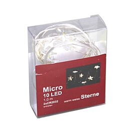 LED Lichterkette Flori/Micro/Stern (12 Stück)