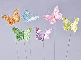 Feder Schmetterling Britta (24 Stück)
