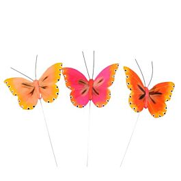 Feder Schmetterling Butterfly (24 Stück)