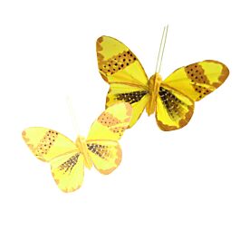 Feder Schmetterling Clara (12 Stück)