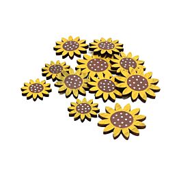 Holz Sonnenblume Sunny (36 Stück)