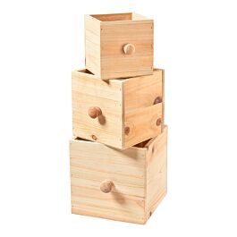 Holz Übertopf Schublade/Basic 
