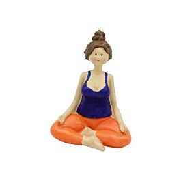 Resin Figur Yogafrau (2 Stück)