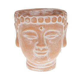 Keramik Übertopf Buddhakopf/Pflanzkopf (6 Stück)