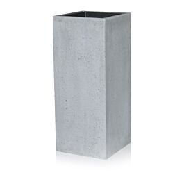Polystone Vase Cubo/Zement 