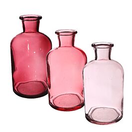 Glas Vase Ginflasche (12 Stück)