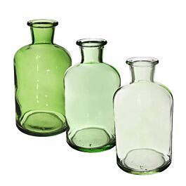 Glas Vase Ginflasche (12 Stück)